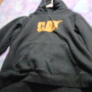 Caterpillar Black Apparel with Gold Logo